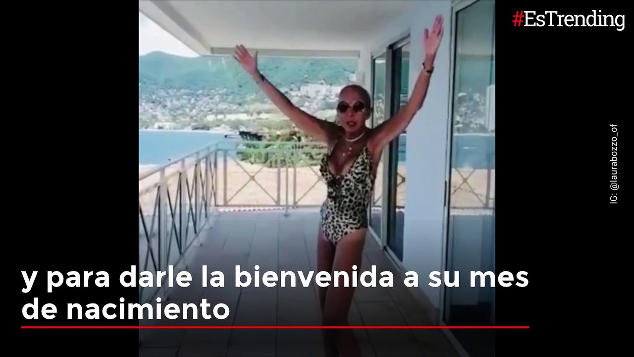 En traje de baño y bailando 'Cali Pachanguero': Laura Bozzo celebra la llegada de sus 70 años