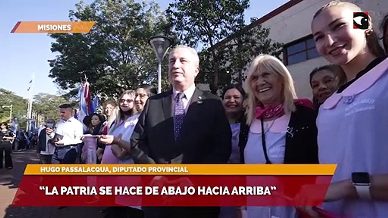 “La Patria se hace de abajo hacia arriba”