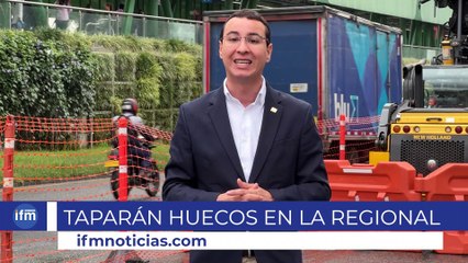 Por fin taparán los cráteres de la Avenida Regional