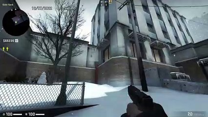 How to Smoke Side Hall on Office, option 3 - CSGO