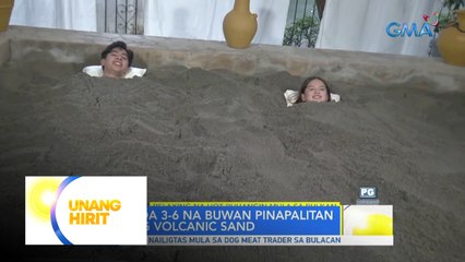 Relaxing na hot buhangin mula sa bulkan with UH Funliners! | Unang Hirit
