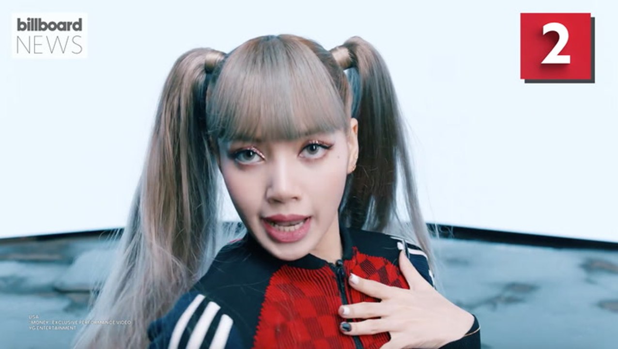 BlackPink's Lisa & Girls Generation Get Into the Top 5 Of the Hot Trending Songs Chart | Billboard News