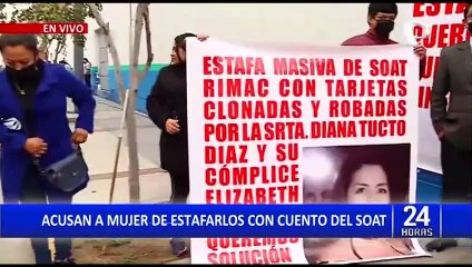 Acusan a mujer de haberles estafado con S/ 290 mil a través del cuento del Soat