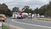Delicate operation as cement truck uprighted after Wagga crash | August 17 2022 | The Daily Advertiser