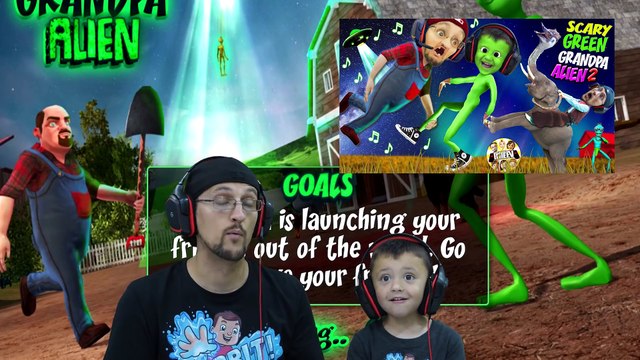 It's a SCARY GREEN BALDI GRANNY GRANDPA CLONE ALIEN, WHAT - Weird FGTeeV Farmer Game Continues