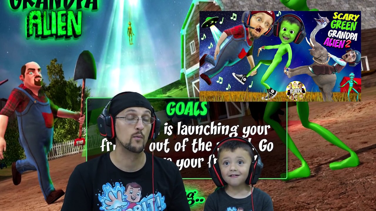 It's a SCARY GREEN BALDI GRANNY GRANDPA CLONE ALIEN, WHAT---   Weird FGTeeV Farmer Game Continues