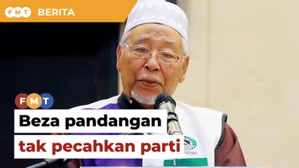 Cuma ‘air berkocak dalam cawan,’ beza pandangan dalam PAS tak pecahkan parti, kata mursyidul am