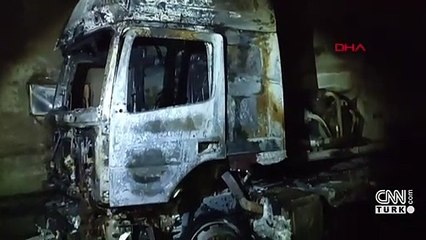 Tünel duvarına çarpıp patladı, faciadan dönüldü