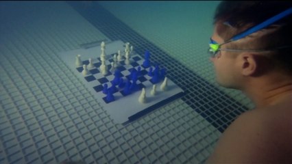 Diving chess is the same game, but under water