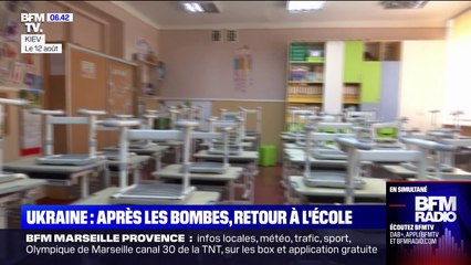 En Ukraine, les écoles dotées d'un abri souterrain, se préparent à rouvrir leurs portes pour la rentrée