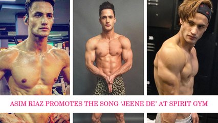 Asim Riaz Promotes The Song ‘Jeene De’ At Spirit Gym