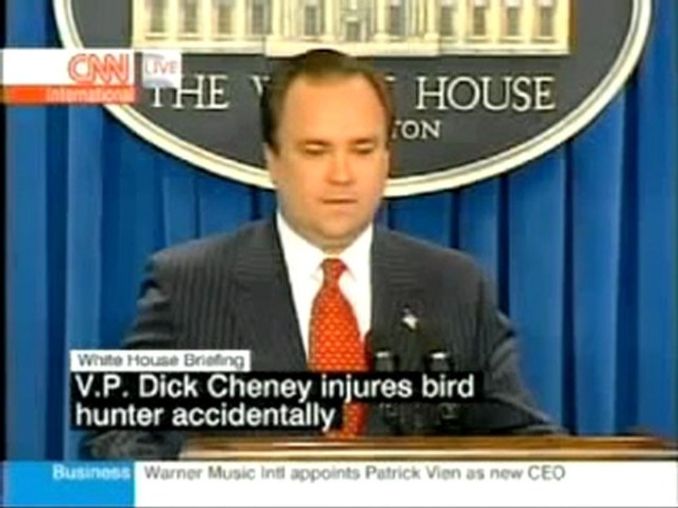 Cheney's got a gun