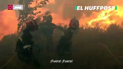 Las estremecedoras imágenes de las llamas en Castellón