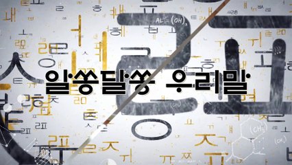 알쏭달쏭 우리말 37회