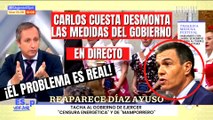 Carlos Cuesta desmonta las medidas del Gobierno de Sánchez: ¡El problema es real!