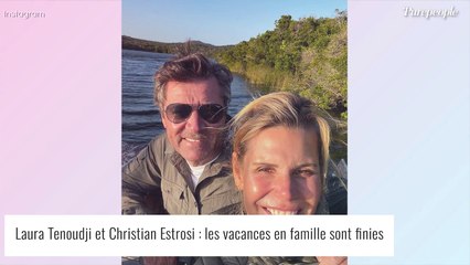 Download Video: Laura Tenoudji et Christian Estrosi : Rares photos avec leurs enfants Milan et Bianca, des vacances sportives !