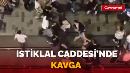 İstiklal Caddesi'nde kavga ettiler
