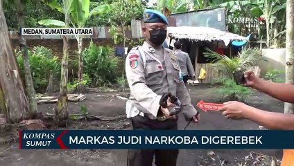 Polisi Gerebek Kampung Narkoba di Kutalimbaru Deli Serdang
