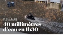 Les images impressionnantes des pluies diluviennes qui ont touché Paris