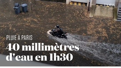 Les images impressionnantes des pluies diluviennes qui ont touché Paris