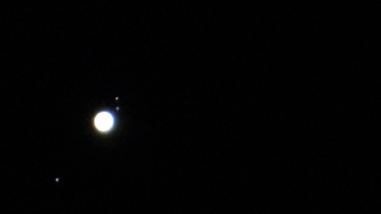 Planeta Jupiter y sus lunas