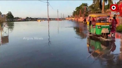 Watch | Yamuna waters rising in Prayagraj