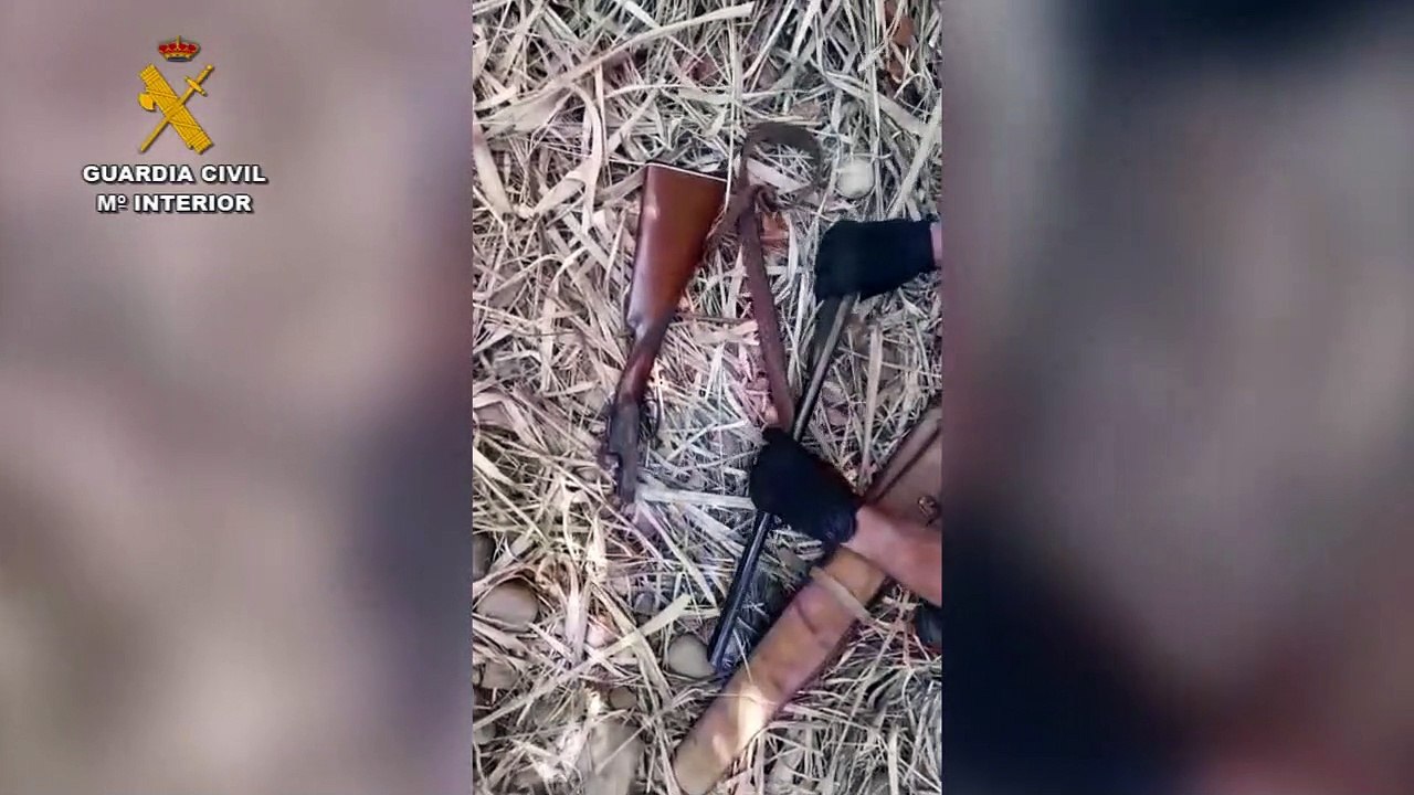 Descubren en un cañaveral escondidos joyas, relojes y una escopeta robados