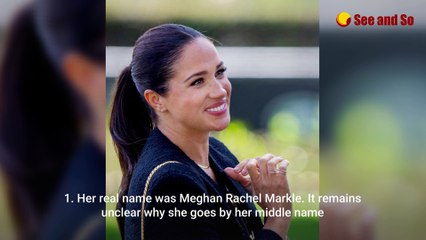 5 Fun facts you didn't know about Meghan Markle