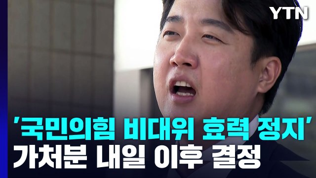 '국민의힘 비대위 효력 정지' 가처분 내일 이후 결정...이준석 민주주의 훼손 vs 與 절차상 하자 없어 / YTN