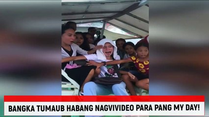 Boat Sinks while taking a Video and photo for my day at social media!