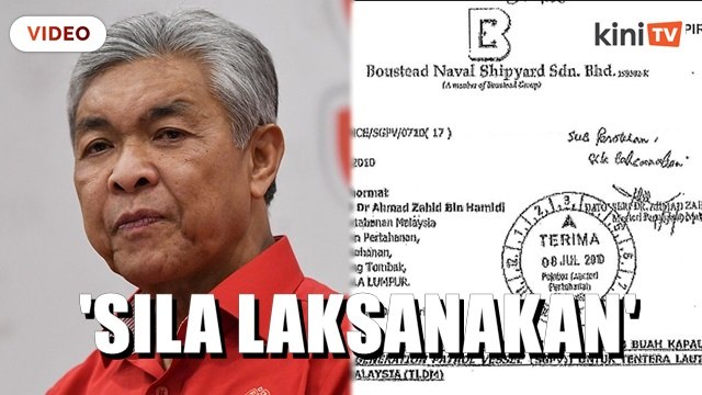 'Sila laksanakan' - Arahan Zahid mengenai surat niat LCS untuk BNS