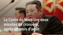 La Corée du Nord tire deux missiles de croisière, après un mois d’arrêt