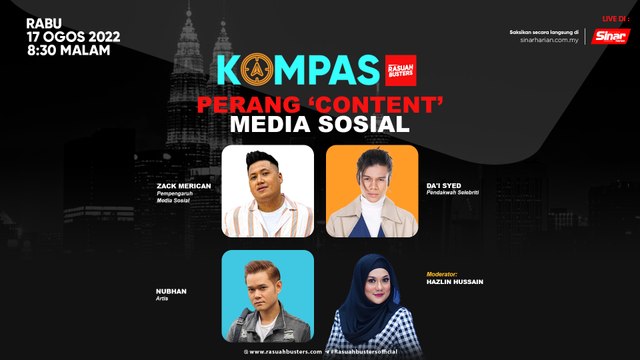 [LIVE] Perang ‘content’ media sosial