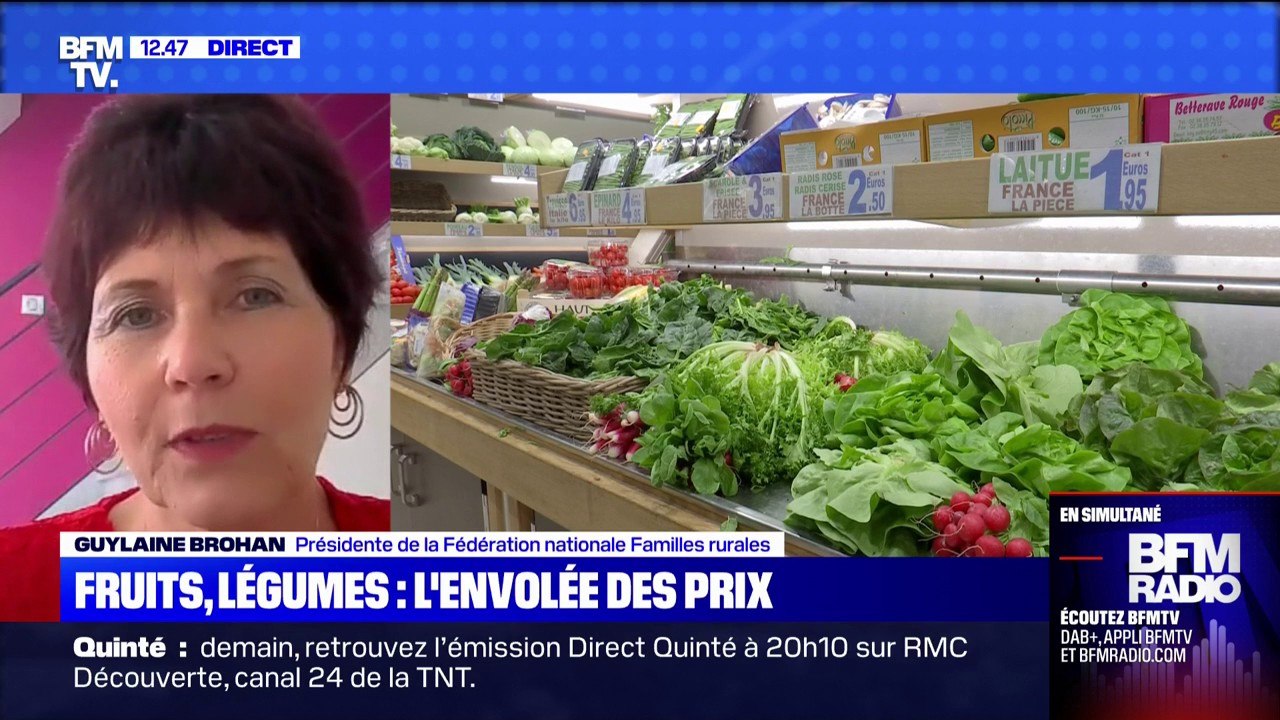 La présidente de l'association Familles rurales, réclame "un chèque alimentation uniquement pour acheter des produits frais"