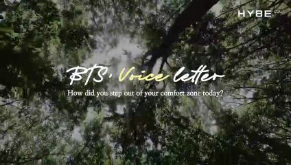 BTS Voice Letter to Army 2022 | 새로운 도전 앞에서 주저하고 있다면_