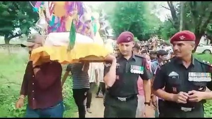 पाकिस्तानी फौज को 80 किमी खदेडऩे वाले सैनिक ने ली अंतिम सांस, अंत्येष्टि में नहीं पहुंच सका सरहद पर तैनात बेटा