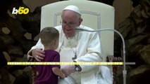 Watch: Child Runs Up To Pope During Services