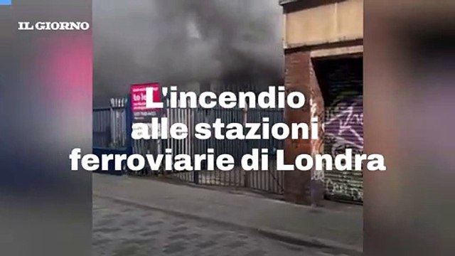 L'incendio alle stazioni ferroviarie di Londra