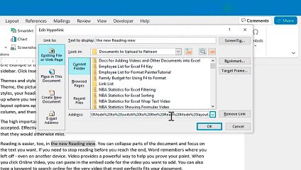 How to Insert Hyperlinks into Microsoft Word