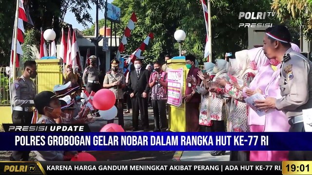 PRESISI UPDATE 19 .00 WIB : Momen hari Kemerdekaan Republik Indonesia ke 77 Puluhan Anak TK Bhayangkari