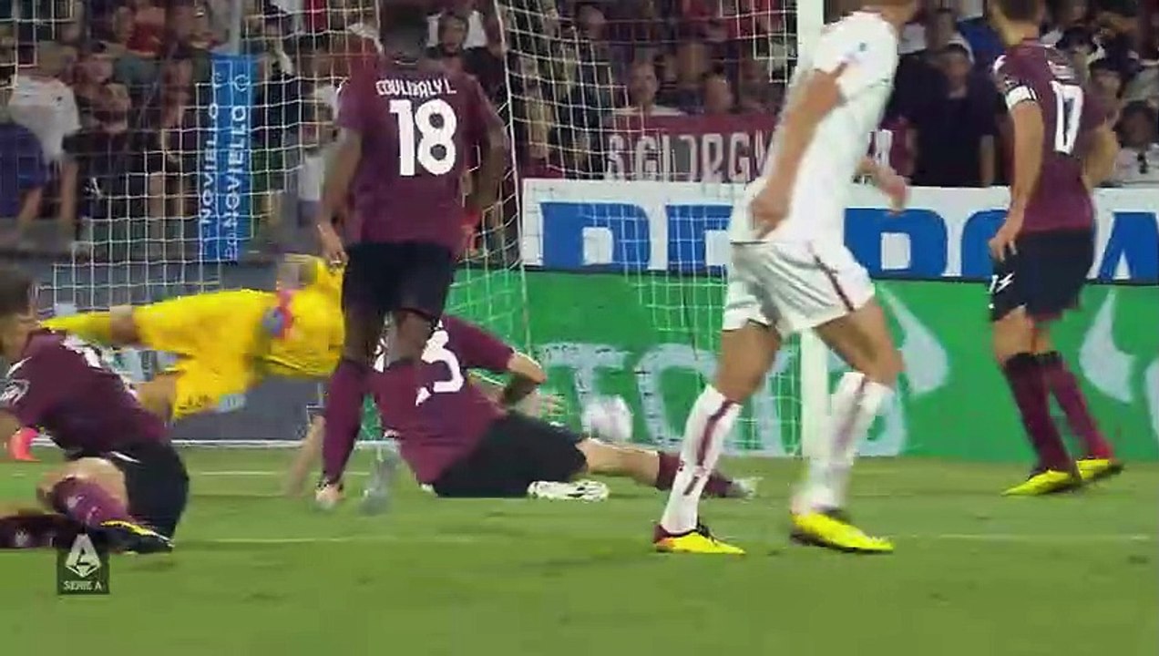 Football Highlights Salernitana 0-1 Roma  Goal and Highlights Round 1  Serie A 2022