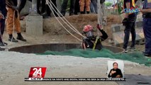 Nawawalang menor de edad, natagpuang patay sa 40ft lalim ng hukay sa center island ng EDSA | 24 Oras