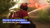 Incendies: le Portugal peine à venir à bout du feu dans un parc naturel