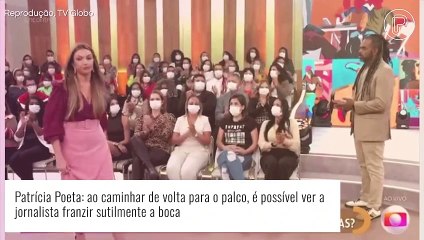 Patrícia Poeta é acusada de fazer 'cara de nojo' no 'Encontro': 'Nítido o desconforto'. Entenda a polêmica
