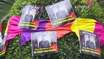 Pengacara Hadiri Upacara Kenang Brigadir J: Kemerdekaan Dirampas, Dibantai, dan Dibunuh