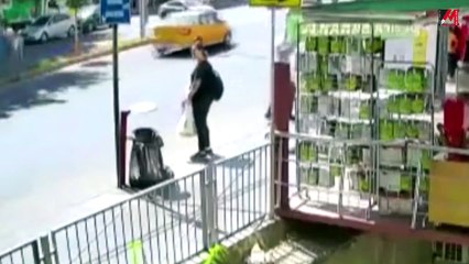 Bağlar’da hırsızı fark eden kadın bir dükkana sığındı
