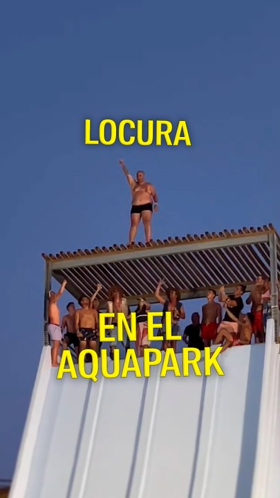 Locura en el aquapark
