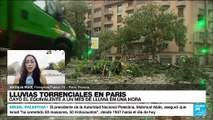 Informe desde París: la capital francesa es sorprendida por torrenciales lluvias