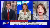 Alejandro Cavero sobre Pedro Castillo: “Tenemos un presidente atrincherado en Palacio de Gobierno”