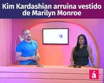 Kim Kardashian arruina vestido de Marilyn Monroe